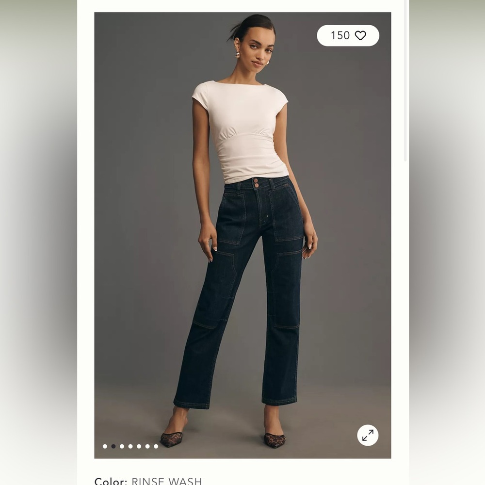 The Wanderer Mid-Rise Relaxed-Leg Jeans by Pilcro